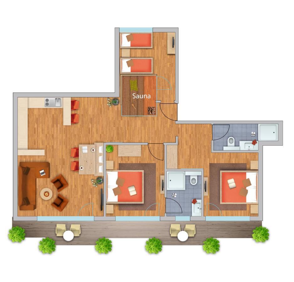 Ferienwohnung Residenz Fliana Mathon Exterior foto
